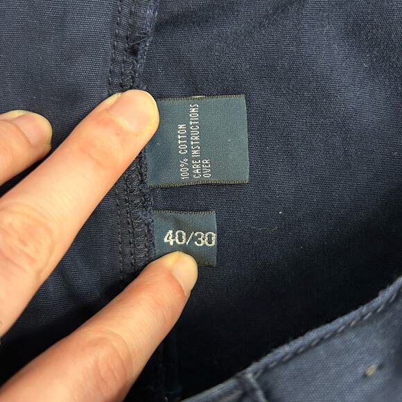 Polo Ralph Lauren Men’s 40 x 30 Paratrooper Cargo Military Pants Navy Blue - Picture 5 of 16